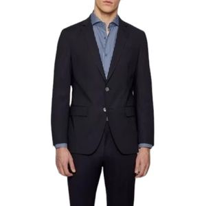 Calvin Klein navy blue wool double button sport coat blazer jacket size 40R